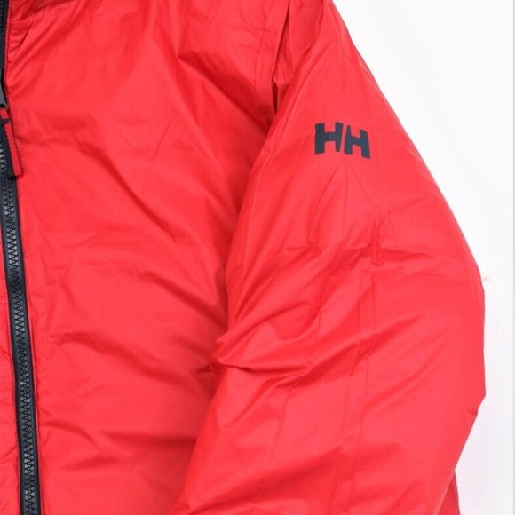 New HELLY HANSEN RWB Reversible Down Jacket Men's Size Large PrimaLoft HH - Picture 5 of 16